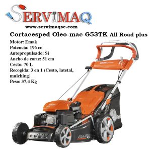 Cortacesped Oleo Mac G 53 TK Allroad Plus 4