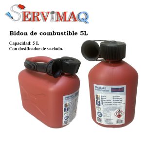 Bidón transporte de combustible 5L