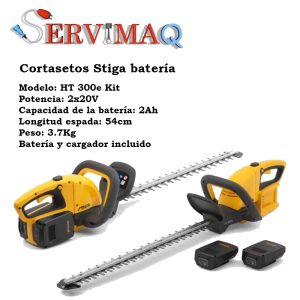 Cortasetos Stiga HT300e kit (batería)