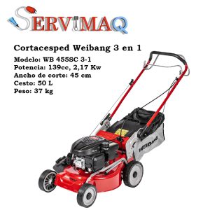 Cortacesped Weibang WB455 SC 3 en 1